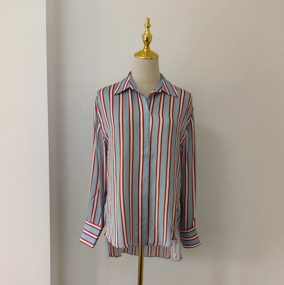 Alice+olivia DIMITRA OVERSIZED BUTTON DOWN - Picture 8 of 15